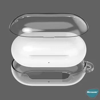 Microsonic Huawei FreeBuds SE Kılıf Transparent Clear Soft Şeffaf