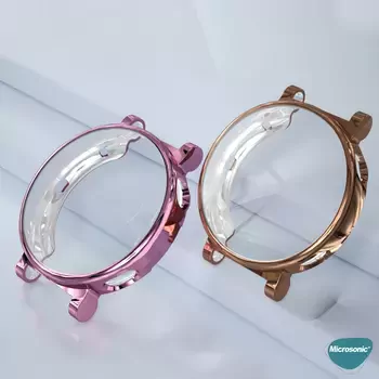 Microsonic Huawei Watch GT4 41mm Kılıf 360 Full Round Soft Silicone Siyah