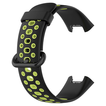 Microsonic Xiaomi Poco Watch Rainbow Band Kordon Siyah Yeşil
