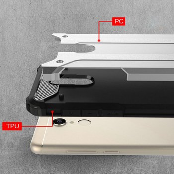 Microsonic Xiaomi Redmi 5 Plus Kılıf Rugged Armor Mavi