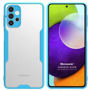 Microsonic Samsung Galaxy A52S Kılıf Paradise Glow Turkuaz