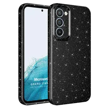 Microsonic Samsung Galaxy S23 Kılıf Grand Stardust Siyah