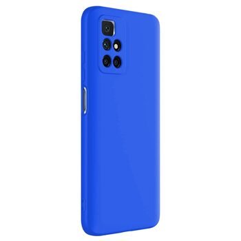 Microsonic Xiaomi Redmi 10 2022 Kılıf Matte Silicone Mavi