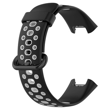 Microsonic Xiaomi Poco Watch Rainbow Band Kordon Siyah Gri