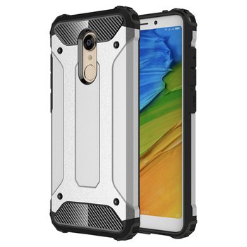 Microsonic Xiaomi Redmi 5 Plus Kılıf Rugged Armor Gümüş