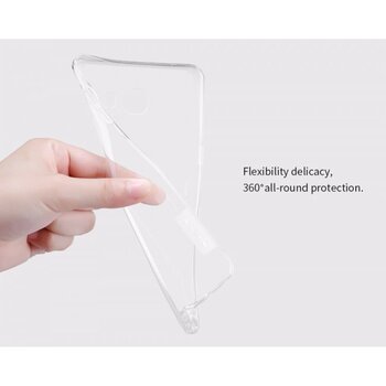 Caseup Samsung Galaxy C9 Pro Kılıf Transparent Soft Mavi