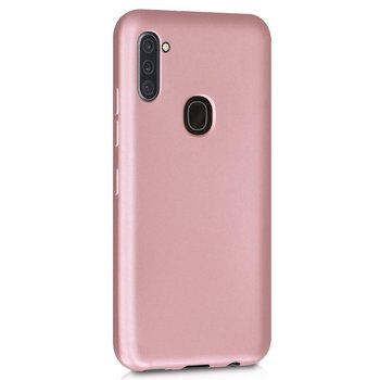 CaseUp Samsung Galaxy M11 Kılıf Matte Surface Rose Gold