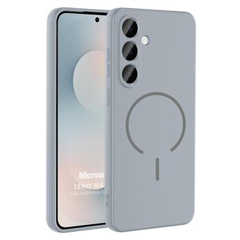 Microsonic Samsung Galaxy A56 Kılıf Zeno MagSafe Gri