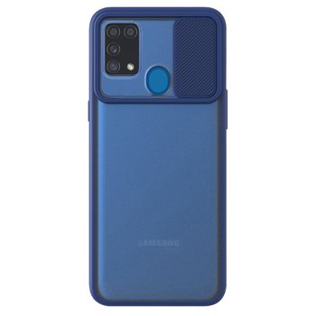 Microsonic Samsung Galaxy M31 Kılıf Slide Camera Lens Protection Lacivert