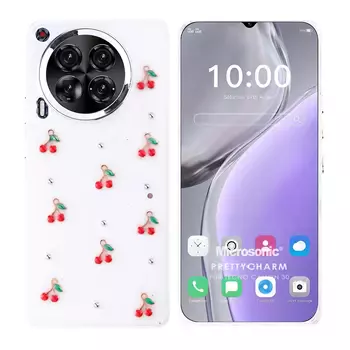 Microsonic TECNO Camon 30 Kılıf PrettyCharm Cherry