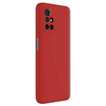 Microsonic Xiaomi Redmi 10 2022 Kılıf Matte Silicone Kırmızı