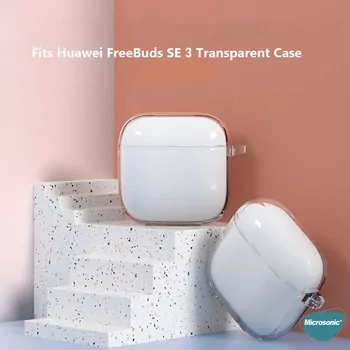 Microsonic Huawei FreeBuds SE 3 Kılıf Transparent Clear Soft Şeffaf