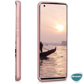 Microsonic Xiaomi Mi 10 Pro Kılıf Matte Silicone Rose Gold