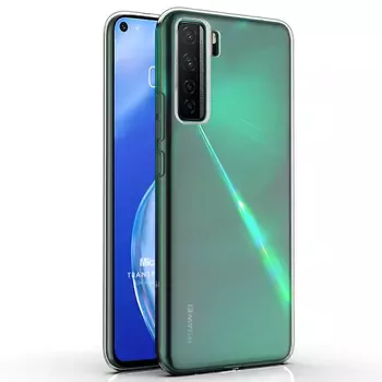 Microsonic Huawei P40 Lite 5G Kılıf Transparent Soft Şeffaf