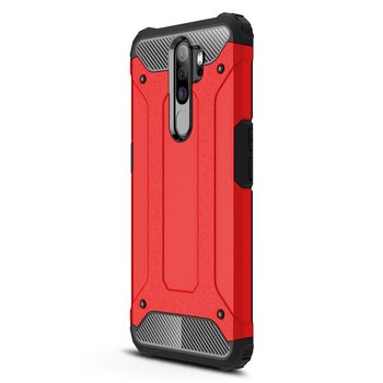 Microsonic Oppo A5 2020 Kılıf Rugged Armor Kırmızı