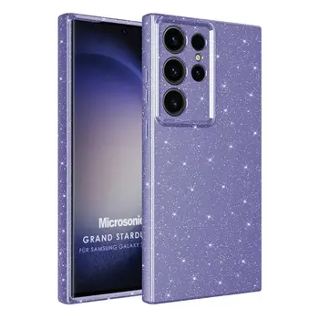 Microsonic Samsung Galaxy S23 Ultra Kılıf Grand Stardust Mor