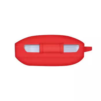Microsonic Xiaomi Redmi Buds 5 Kılıf Askılı Mat Silikon Kırmızı