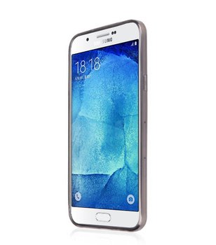 CaseUp Samsung Galaxy A8 Kılıf Transparent Soft Siyah