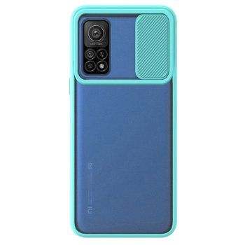 Microsonic Xiaomi Mi 10T Kılıf Slide Camera Lens Protection Turkuaz