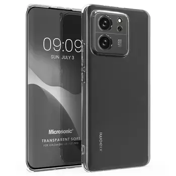 Microsonic Xiaomi Mi 13T Pro Kılıf Transparent Soft Şeffaf