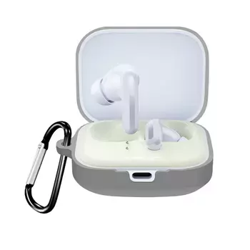 Microsonic Xiaomi Redmi Buds 5 Kılıf Askılı Mat Silikon Gri