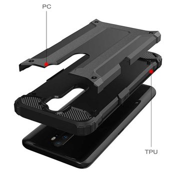 Microsonic Oppo A9 2020 Kılıf Rugged Armor Siyah