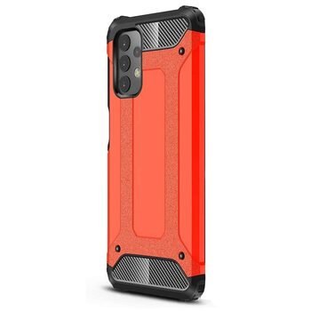 Microsonic Samsung Galaxy A13 4G Kılıf Rugged Armor Kırmızı