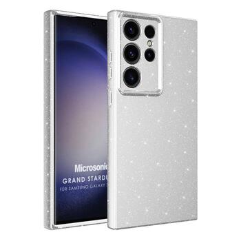 Microsonic Samsung Galaxy S23 Ultra Kılıf Grand Stardust Gümüş