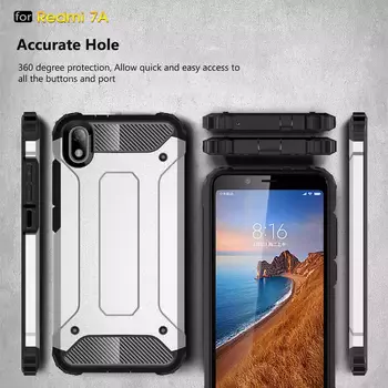 Microsonic Xiaomi Redmi 7A Kılıf Rugged Armor Rose Gold