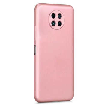 Microsonic Xiaomi Redmi Note 9 5G Kılıf Matte Silicone Rose Gold