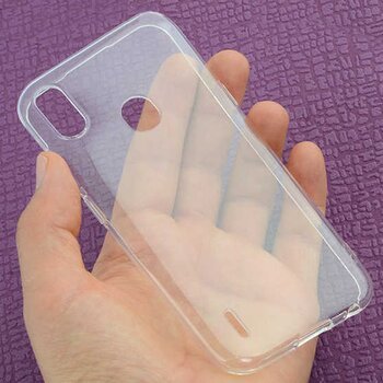 Microsonic Casper Via E3 Kılıf Transparent Soft Beyaz