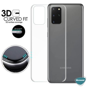 Microsonic Samsung Galaxy S20 Plus Kavisli Ekran Koruyucu Film Seti - Ön ve Arka