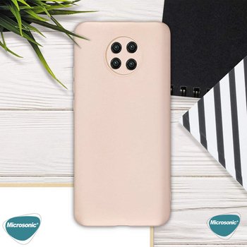 Microsonic Xiaomi Redmi Note 9 5G Kılıf Matte Silicone Mor