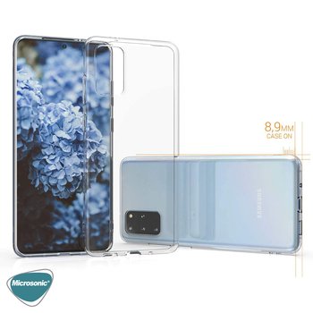 Microsonic Samsung Galaxy S20 Plus Kılıf Transparent Soft Beyaz