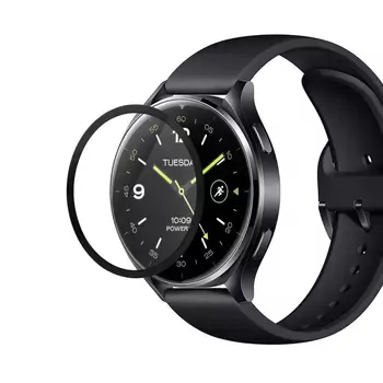 Microsonic Xiaomi Watch 2 Tam Kaplayan Nano Cam Ekran Koruyucu Siyah