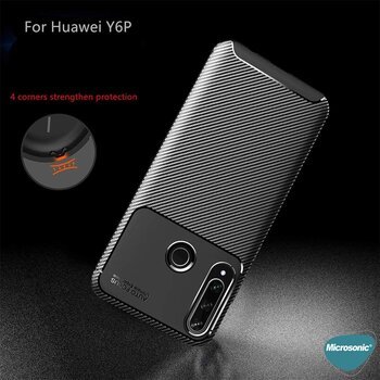 Microsonic Huawei Y6P Kılıf Legion Series Kahverengi