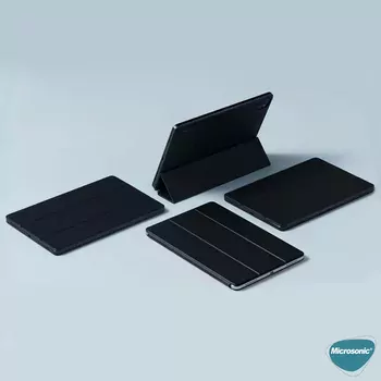 Microsonic Xiaomi Mi Pad 5 Smart Case ve arka Kılıf Gümüş