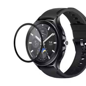 Microsonic Xiaomi Watch 2 Pro Tam Kaplayan Nano Cam Ekran Koruyucu Siyah