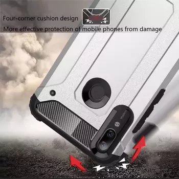 Microsonic Huawei P Smart Z Kılıf Rugged Armor Siyah