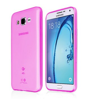 CaseUp Samsung Galaxy ON5 Kılıf Transparent Soft Pembe