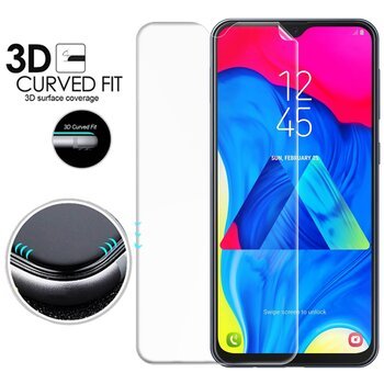 Microsonic Samsung Galaxy M10 Kavisli Ekran Koruyucu Film Seti - Ön ve Arka