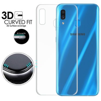 Microsonic Samsung Galaxy A30 Kavisli Ekran Koruyucu Film Seti - Ön ve Arka