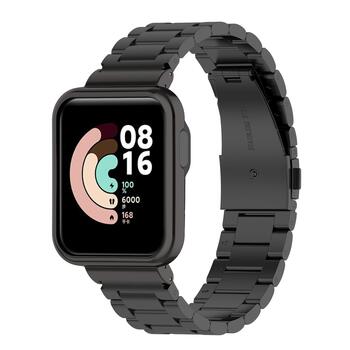 Microsonic Xiaomi Poco Watch Metal Stainless Steel Kordon Siyah