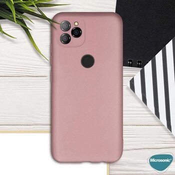 Microsonic General Mobile GM 22 Plus Kılıf Matte Silicone Rose Gold