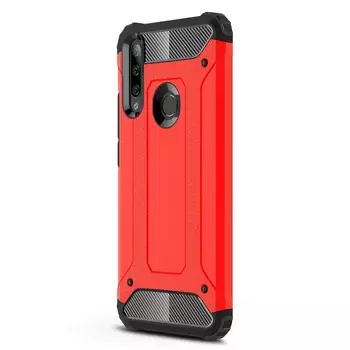 Microsonic Huawei Y7P Kılıf Rugged Armor Kırmızı