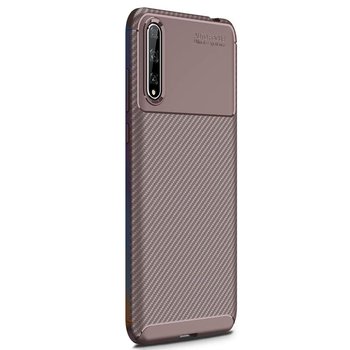 Microsonic Huawei Y8P Kılıf Legion Series Kahverengi