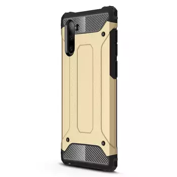 Microsonic Samsung Galaxy Note 10 Kılıf Rugged Armor Gold