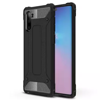 Microsonic Samsung Galaxy Note 10 Kılıf Rugged Armor Siyah