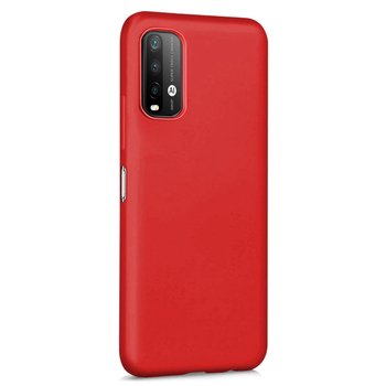 Microsonic Xiaomi Redmi Note 9 4G Kılıf Matte Silicone Kırmızı