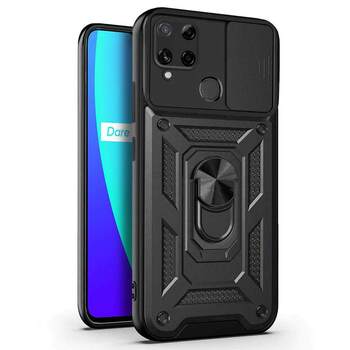 Microsonic Realme C15 Kılıf Impact Resistant Siyah